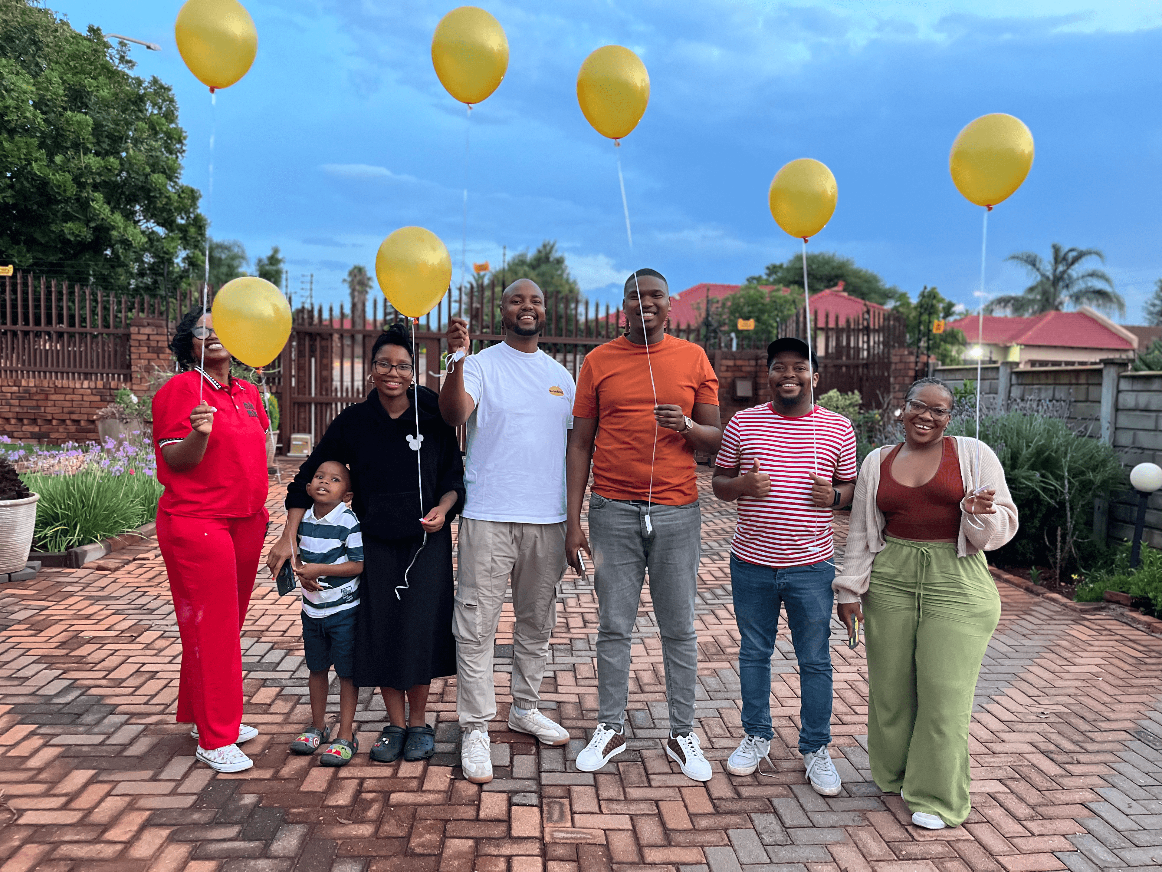 Together at golden hour